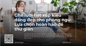 ghe luoi hat xop kieu dang dep cho phong ngu