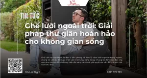 ghe luoi ngoai troi